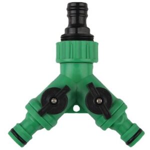 Alwaysh - 2pcs Splitter 2 Way Splitter Hose Faucet Double Washing Machine, Garden Irrigation Hose for Planting Flowers
