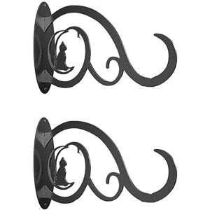 TLILY Garden Iron Hook Bracket Metal Practical Wall Mounted Flower Pot Basket for Outdoor Indoor Hanging Plants Supplies