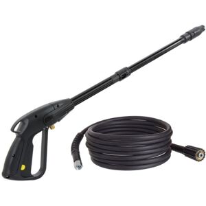 Tinor - High Pressure Washer Gun M22x1.5 15mm Spindle with Accessory Hose - Adjustable Nozzle - Hose Length 5m