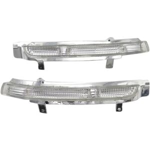 Tlily - Left and Right led Rearview Mirror Light Turn Signals Wing Repeater Indicator Lamp for 09-13 Superb