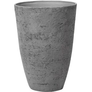 Beliani - Flower Planter Tall Stone Garden Plant Pot Indoor Outdoor Grey 51x71 cm Camia