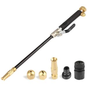NEIGE SnowHigh Pressure Water Jet Gun Car Washer High Pressure Washer Lance with Standard Brass Garden Hose End Washer 2 Brass Nozzles for Car Windows