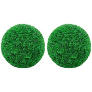 Artificial Boxwood Balls 2 pcs 45 cm Vidaxl