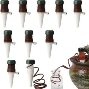 TOOLIVE 10 Pcs Drip Irrigation Kits, Garden Watering Plants, Automatic Watering Plants, Garden Plant Irrigation System for Indoor and Outdoor Gardens TOOLIVE 10 Pcs Drip Irrigation Kits, Garden Watering Plants, Automatic Watering Plants, Garden Plant Irrigation System for Indoor and Outdoor Gardens