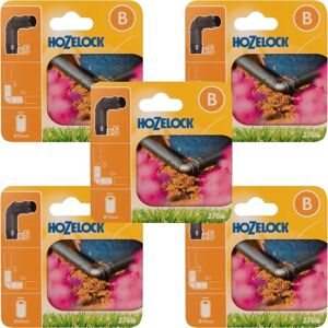 Hozelock - 25 x 2766 13mm 90 Deg Right Angle Elbow Connectors Irrigation Watering Hozelock - 25 x 2766 13mm 90 Deg Right Angle Elbow Connectors Irrigation Watering