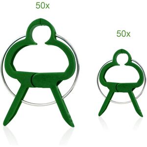 MEMKEY 100 garden clips for tomatoes, roses, cucumbers and other climbing plants – sturdy clips for attaching climbing plants MEMKEY 100 garden clips for tomatoes, roses, cucumbers and other climbing plants – sturdy clips for attaching climbing plants