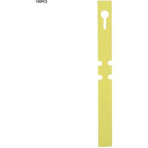 Groofoo - 100 pcs Plastic Waterproof Flower Plant Seed Name Tag Label Marker (Yellow) Groofoo - 100 pcs Plastic Waterproof Flower Plant Seed Name Tag Label Marker (Yellow)