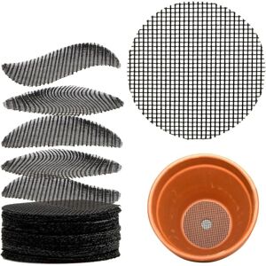 COOCHEER 100pcs 100mm Diameter Flower Pot Hole Mesh Mat Bottom Round Mesh Mat Drainage Plants COOCHEER 100pcs 100mm Diameter Flower Pot Hole Mesh Mat Bottom Round Mesh Mat Drainage Plants