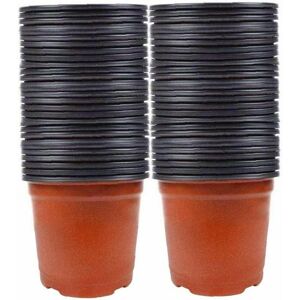 HOOPZI 100pcs Seed Pots Nursery Plants Plastic Small Flower Pots Nursery Pot Plastic Pots Pots Starter Seed HOOPZI 100pcs Seed Pots Nursery Plants Plastic Small Flower Pots Nursery Pot Plastic Pots Pots Starter Seed