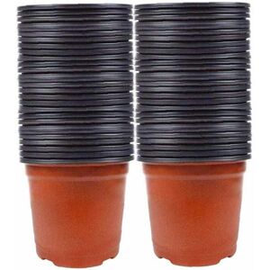 HOOPZI 100pcs Seed Pots Nursery Plastic Plants Small Flower Pots Nursery Pot Plastic Pots Seed Starting Pots HOOPZI 100pcs Seed Pots Nursery Plastic Plants Small Flower Pots Nursery Pot Plastic Pots Seed Starting Pots