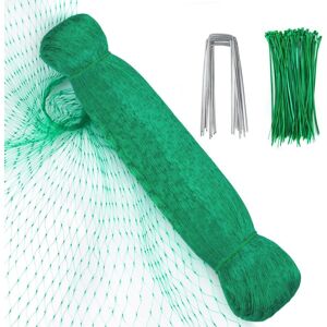 BEIJIYI 10M Anti-Bird Netting, Garden Protection Netting with 50 Cable Ties and 10 Garden Pegs Bird Netting Netting for Plants Ponds Trees BEIJIYI 10M Anti-Bird Netting, Garden Protection Netting with 50 Cable Ties and 10 Garden Pegs Bird Netting Netting for Plants Ponds Trees