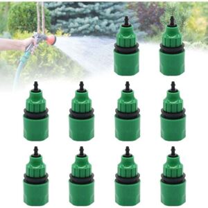 Ymyny - 10pcs 4/7 8/11 Plastic Garden Hose Connector Quick Connectors for 4-9mm Inner Diameter Plastic Garden Hose mumu Ymyny - 10pcs 4/7 8/11 Plastic Garden Hose Connector Quick Connectors for 4-9mm Inner Diameter Plastic Garden Hose mumu