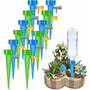 HEYTEA 12 Pack Automatic Watering Sprinkler Adjustable Easy Watering Watering for Potted Plants Flowers Garden Houseplant HEYTEA 12 Pack Automatic Watering Sprinkler Adjustable Easy Watering Watering for Potted Plants Flowers Garden Houseplant