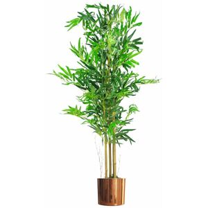 Leaf - 120cm (4ft) Natural Look Artificial Bamboo Plants Trees with Copper Metal Planter Leaf - 120cm (4ft) Natural Look Artificial Bamboo Plants Trees with Copper Metal Planter