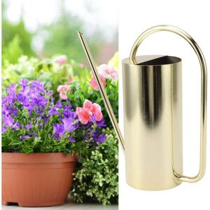 YMYNY 1500ml Long Spout Plant Watering Can Large Capacity Watering Kettle Stainless Steel Pot Gardening Supplies Gold Color mumu YMYNY 1500ml Long Spout Plant Watering Can Large Capacity Watering Kettle Stainless Steel Pot Gardening Supplies Gold Color mumu