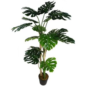 Leaf - 150cm (5ft) Luxury Monstera Plant Black Pot Leaf - 150cm (5ft) Luxury Monstera Plant Black Pot