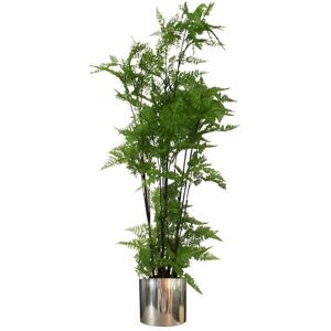 Leaf - 150cm Artificial Natural Extra Large Fern Foliage Plant with Silver Metal Plater Leaf - 150cm Artificial Natural Extra Large Fern Foliage Plant with Silver Metal Plater