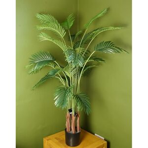 Leaf - 150cm Large Artificial Areca Palm Tree Potted in Black Pot Leaf - 150cm Large Artificial Areca Palm Tree Potted in Black Pot