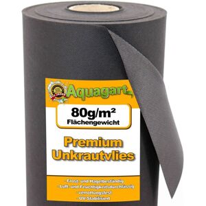 AQUAGART 180m² Garden Weed Control Fabric - UV Stable, 80g/m² AQUAGART 180m² Garden Weed Control Fabric - UV Stable, 80g/m²