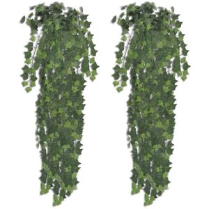 2 pcs Artificial Ivy Bush 90 cm Green vidaXL 2 pcs Artificial Ivy Bush 90 cm Green vidaXL