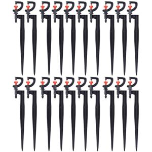BEIJIYI 20 Pcs 360 Degree Rotating Micro Sprinklers G-Type for Garden, Greenhouse, Lawn Irrigation with 4/7" Hose BEIJIYI 20 Pcs 360 Degree Rotating Micro Sprinklers G-Type for Garden, Greenhouse, Lawn Irrigation with 4/7" Hose