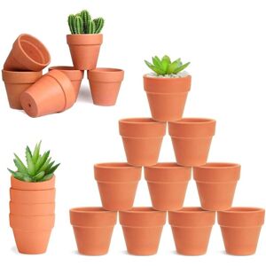 BEIJIYI 20 Pcs Terracotta Pots, Terracotta Flower Pots, Mini Ceramic Pots with Drainage Hole, Indoor Plant Pots for Cactus and Succulents Indoor and Outdoor BEIJIYI 20 Pcs Terracotta Pots, Terracotta Flower Pots, Mini Ceramic Pots with Drainage Hole, Indoor Plant Pots for Cactus and Succulents Indoor and Outdoor