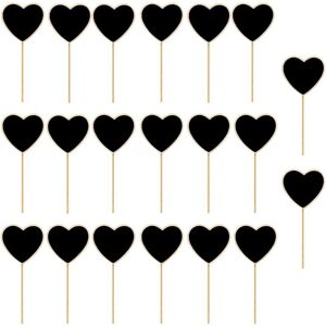 Longziming - 20 Pieces Flower and Plant Labels, 7.6 x 18.2 cm Wooden Tags, Garden Tags, Heart Shaped, Creative, Portable and Reusable, for Seeds, Longziming - 20 Pieces Flower and Plant Labels, 7.6 x 18.2 cm Wooden Tags, Garden Tags, Heart Shaped, Creative, Portable and Reusable, for Seeds,