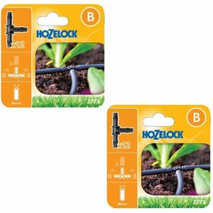 Hozelock - 24 x 2777 t Tee 3 Way Connectors 4mm Micro Irrigation for 2772 Auto Hozelock - 24 x 2777 t Tee 3 Way Connectors 4mm Micro Irrigation for 2772 Auto
