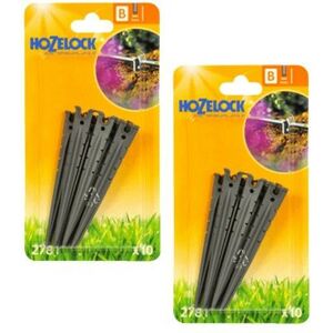 Hozelock - 24 x 2781 Supply Hose Stake 4mm Micro Irrigation Automatic Watering Hozelock - 24 x 2781 Supply Hose Stake 4mm Micro Irrigation Automatic Watering