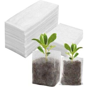 MCBOSON 200 Pcs Seedling Bag- 10x12cm+14x16cm Biodegradable Garden Planting Bag Non-Woven Seedling Cup MCBOSON 200 Pcs Seedling Bag- 10x12cm+14x16cm Biodegradable Garden Planting Bag Non-Woven Seedling Cup