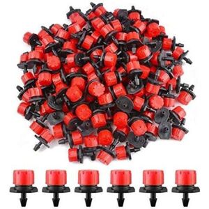 YMYNY 200pcs Adjustable Irrigation Drippers, 1/4 Inch Drip Irrigation System, Micro Flow Dripper Head, Irrigation Mist Nozzles for Vegetable Gardens or YMYNY 200pcs Adjustable Irrigation Drippers, 1/4 Inch Drip Irrigation System, Micro Flow Dripper Head, Irrigation Mist Nozzles for Vegetable Gardens or