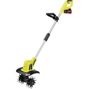 TEHTUY 20V Cordless Tiller/Spade with Batteries, 22cm Working Width, 16cm Tilling Depth, Electric Tiller for Garden and Vegetable Patch TEHTUY 20V Cordless Tiller/Spade with Batteries, 22cm Working Width, 16cm Tilling Depth, Electric Tiller for Garden and Vegetable Patch