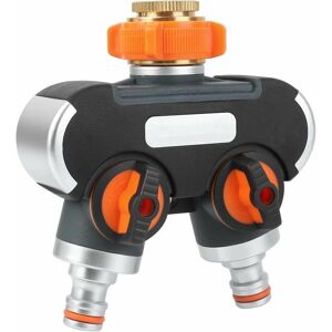 Lucky-88 - 2/4 Way Distributor, 3/4 and 1/2 with Tap Adapter, Suitable for Garden Irrigation and Garden Hose Lucky-88 - 2/4 Way Distributor, 3/4 and 1/2 with Tap Adapter, Suitable for Garden Irrigation and Garden Hose