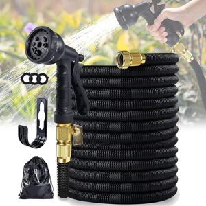 IKODM 25Ft-7.5M Garden Hose Watering Hose Flexible Expandable 3/4 Brass Connector High Pressure Car Wash Hose Spray Gun Suit IKODM 25Ft-7.5M Garden Hose Watering Hose Flexible Expandable 3/4 Brass Connector High Pressure Car Wash Hose Spray Gun Suit