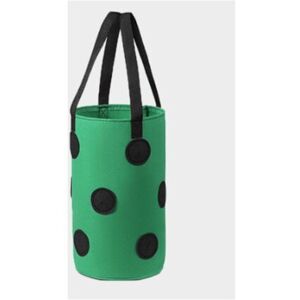 Linghhang - 3 Gallon 20x35cm (13 Holes) Green Black Spot) 1 Pack Strawberry Grow Bags, Hanging Grow Bags with Handles, Herb Garden Strawberry Planters Linghhang - 3 Gallon 20x35cm (13 Holes) Green Black Spot) 1 Pack Strawberry Grow Bags, Hanging Grow Bags with Handles, Herb Garden Strawberry Planters