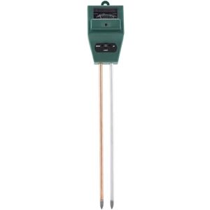 TEHTUY 3-in-1 Soil pH Tester, Soil Tester Kit, Plant Humidity Tester, Soil pH Meter for Flowers/Grass/Plants/Garden/Farm/Lawn, 290x50x38MM (Green) TEHTUY 3-in-1 Soil pH Tester, Soil Tester Kit, Plant Humidity Tester, Soil pH Meter for Flowers/Grass/Plants/Garden/Farm/Lawn, 290x50x38MM (Green)