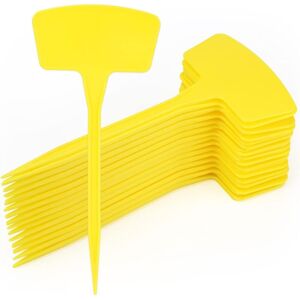 WOIYIC 30 Pieces 26.5cm Large Plastic Plant Labels, Garden Labels, Plant Name Markers, Waterproof Plant Labels, Tall Outdoor Plant Labels, Yellow WOIYIC 30 Pieces 26.5cm Large Plastic Plant Labels, Garden Labels, Plant Name Markers, Waterproof Plant Labels, Tall Outdoor Plant Labels, Yellow