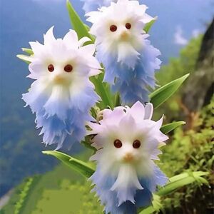 ZAEWRY 750 pcs Cat Orchid Flower Seeds – Rare Indoor Outdoor Plant – Style 5 ZAEWRY 750 pcs Cat Orchid Flower Seeds – Rare Indoor Outdoor Plant – Style 5