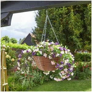 Marco Paul - Smart Garden Petunias Flower Topiary Regal Hanging Basket Artificial 5611010 Marco Paul - Smart Garden Petunias Flower Topiary Regal Hanging Basket Artificial 5611010