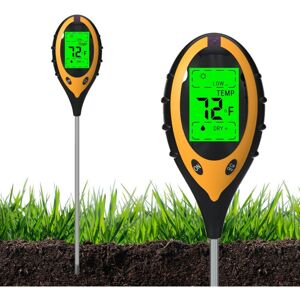 BEIJIYI 4-in-1 Soil Tester, pH/Temperature/Moisture/Light Tester, Plant Moisture Tester with LED Digital Display for Horticulture, Agriculture and Outdoor BEIJIYI 4-in-1 Soil Tester, pH/Temperature/Moisture/Light Tester, Plant Moisture Tester with LED Digital Display for Horticulture, Agriculture and Outdoor