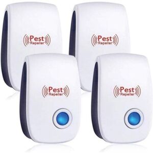 MCBOSON 4 Pack Ultrasonic Mouse and Rat Repellent, Ultrasonic Pest Repeller for Rodents, Insects & Indoor Use, Electronic Repellent for Mice, Mosquitoes, MCBOSON 4 Pack Ultrasonic Mouse and Rat Repellent, Ultrasonic Pest Repeller for Rodents, Insects & Indoor Use, Electronic Repellent for Mice, Mosquitoes,