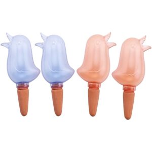 Tlily - 4 Pcs Bird Shape Clear Plant Waterer Self Watering Devices Globes, Houseplant Bulbs Spikes Automatic Drip Irrigation Water Stakes System Tlily - 4 Pcs Bird Shape Clear Plant Waterer Self Watering Devices Globes, Houseplant Bulbs Spikes Automatic Drip Irrigation Water Stakes System