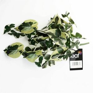 Leaf 40cm Artificial Trailing Variegated Marble Pothos Plant Realistic Leaf 40cm Artificial Trailing Variegated Marble Pothos Plant Realistic