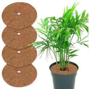 YMYNY 5 pieces of potted plant protection, weed protection made of coconut fiber, 20 cm YMYNY 5 pieces of potted plant protection, weed protection made of coconut fiber, 20 cm