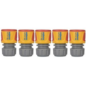Hozelock - 5 x 2055 2075 Aqua Stop Plus Waterstop Hose Pipe Connector 1/2in Hozelock - 5 x 2055 2075 Aqua Stop Plus Waterstop Hose Pipe Connector 1/2in