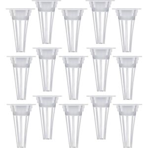 WOIYIC 50 Pieces Hydroponic Basket Pot, Hydroponics Plant Basket Sets Replacement Basin, Soilless Plastic Grow Basket for Hydroponic Plants (White) WOIYIC 50 Pieces Hydroponic Basket Pot, Hydroponics Plant Basket Sets Replacement Basin, Soilless Plastic Grow Basket for Hydroponic Plants (White)