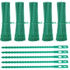 Tinor - 500 Pcs Plant Ties, 17CM Adjustable Garden Ties Plastic Flexible Garden Cable Ties, Garden Cable Tomato Ties to Help Support Plants Tinor - 500 Pcs Plant Ties, 17CM Adjustable Garden Ties Plastic Flexible Garden Cable Ties, Garden Cable Tomato Ties to Help Support Plants