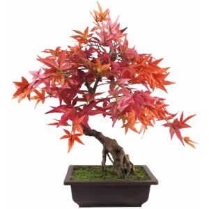 Leaf 50cm Artificial Red Maple Bonsai Tree Leaf 50cm Artificial Red Maple Bonsai Tree