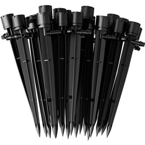 Linghhang - 50Pcs Irrigation Water Drippers, 8 Holes Adjustable Drip Emitters Micro Flow Drip Irrigation 360 Degree Watering System for 4mm/7mm Tube Linghhang - 50Pcs Irrigation Water Drippers, 8 Holes Adjustable Drip Emitters Micro Flow Drip Irrigation 360 Degree Watering System for 4mm/7mm Tube
