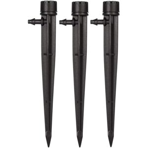 Linghhang - 50pcs)Garden Irrigation Drippers for 4mm/7mm Tube 360 Degree 8 Holes Adjustable Micro Flow Irrigation System Kit Linghhang - 50pcs)Garden Irrigation Drippers for 4mm/7mm Tube 360 Degree 8 Holes Adjustable Micro Flow Irrigation System Kit